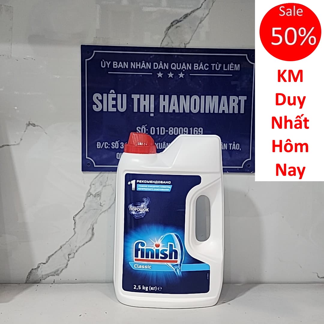Bột rửa bát Finish 2 5kg 1 bột finish 2.5kg