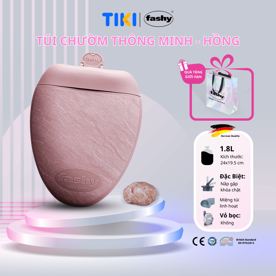 Túi chườm Thông minh FASHY Germany Smart Bottle Stone Màu hồng