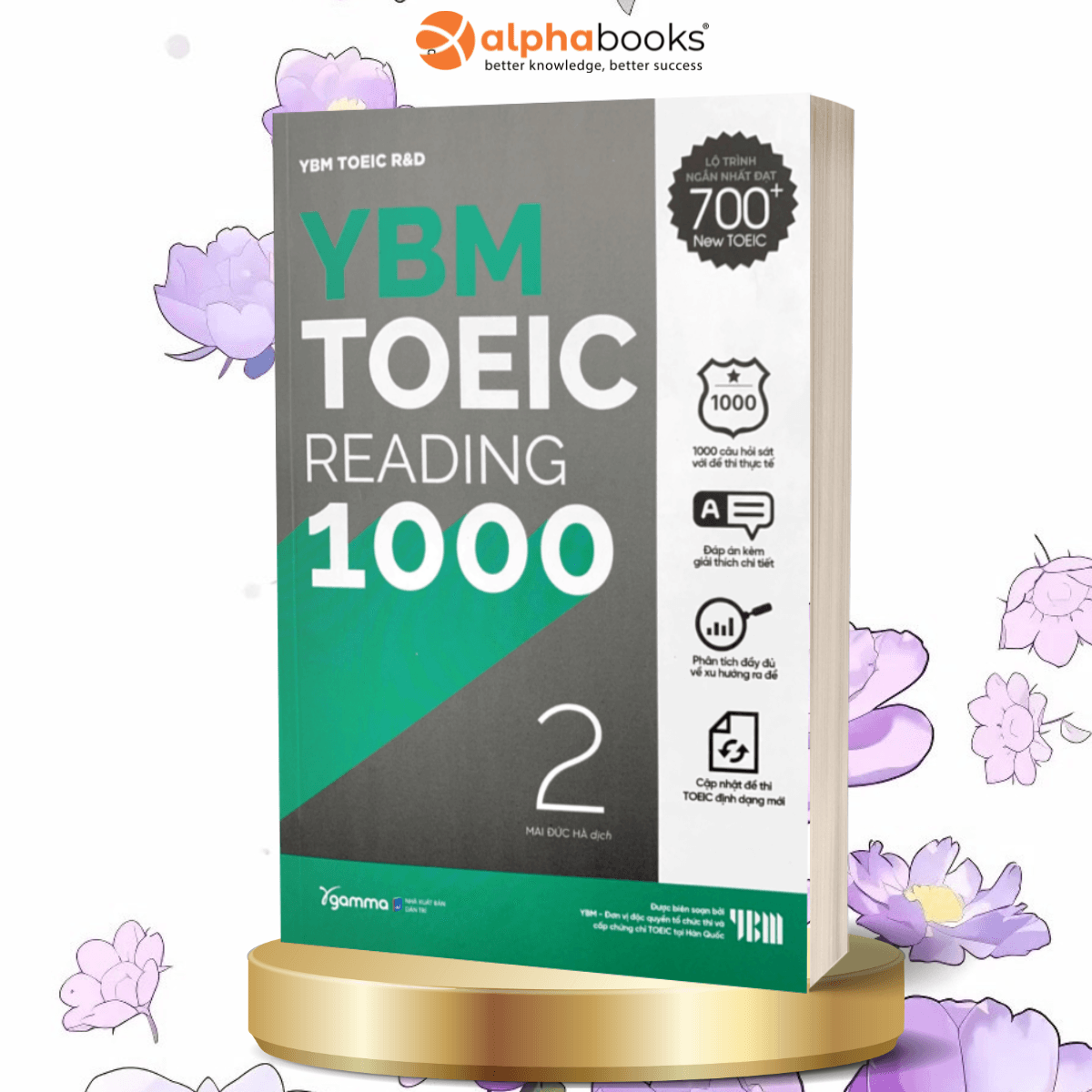 Sách YBM Actual Toeic Tests RC 1000 Vol 2