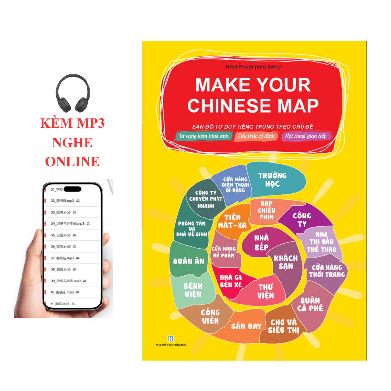 Make Your Chinese Map Bản đồ tư duy từ vựng Tiếng Trung theo chủ đề