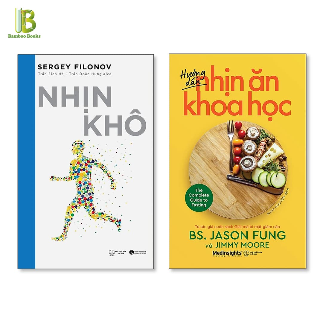 Combo 2Q Hướng Dẫn Nhịn Ăn Khoa Học Nhịn Khô Tặng Kèm Bookmark Bamboo Books