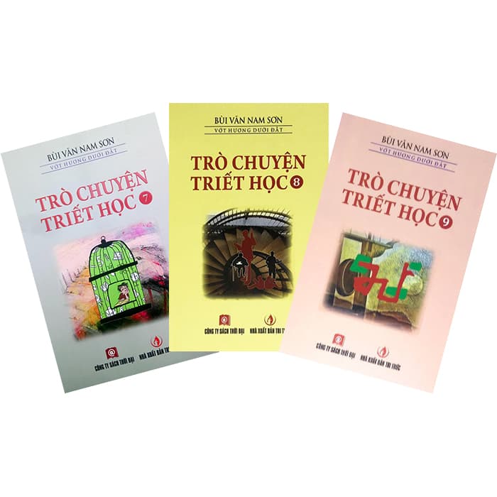 Combo 3 Cuốn Trò Chuyện Triết Học Tập 7 8 9 Tái Bản