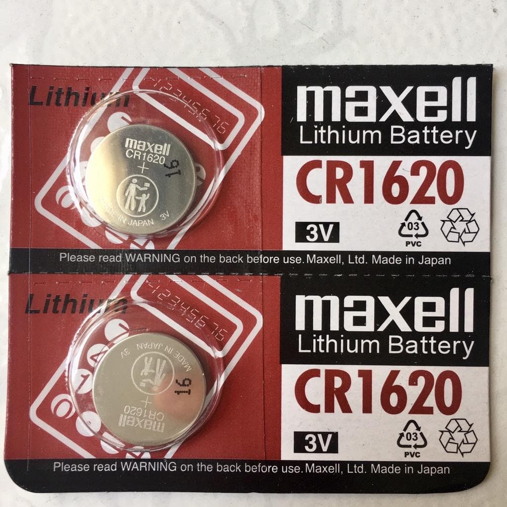 Pin CR1620 Maxell 3V Made in Japan 1 Viên 2 Viên