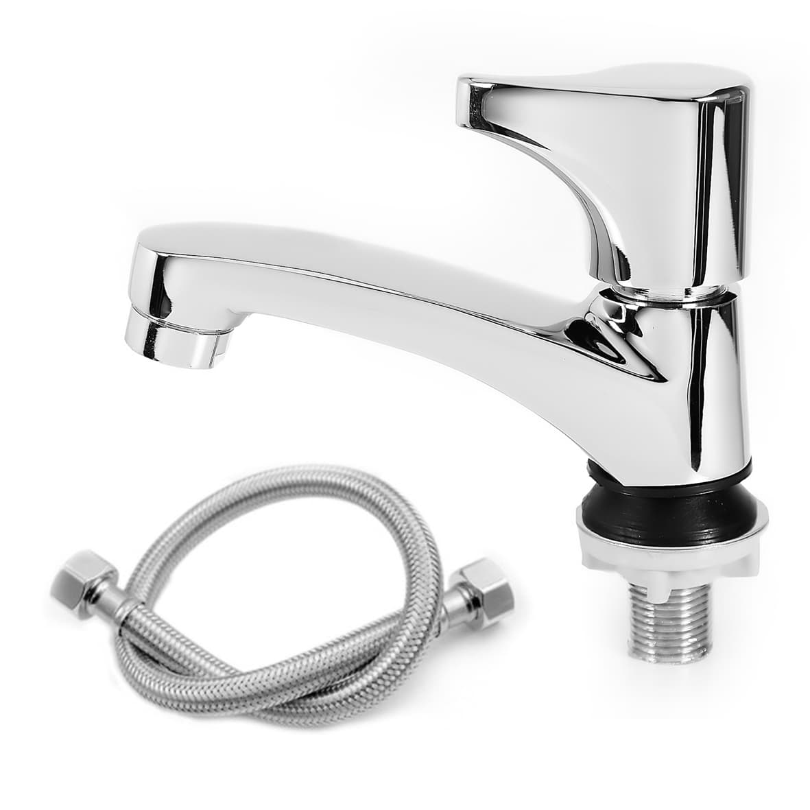 Vòi lavabo nước lạnh đồng thau mạ crom Vòi YLV08 DC025T