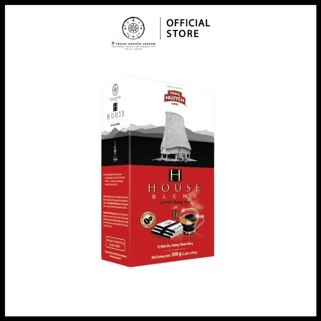 Trung Nguyên Legend Cà phê rang xay House Blend Hộp 500gr
