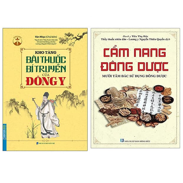 Combo Cẩm Nang Đông DượcKho Tàng Bài Thuốc Bí Truyền Của Đông Y Bìa Mềm