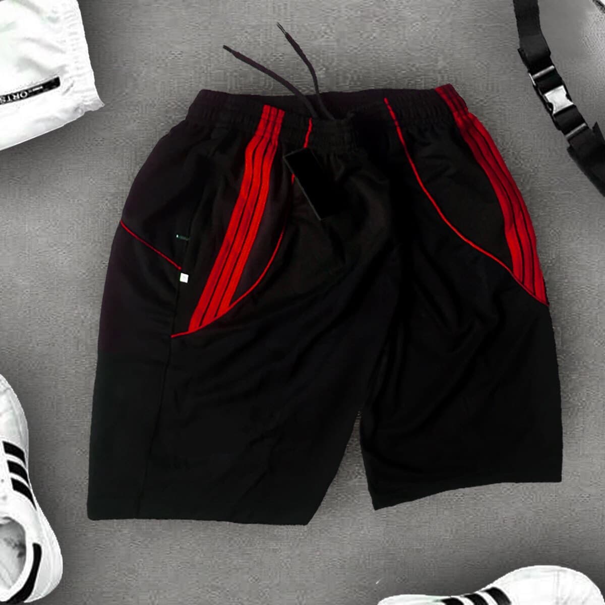 Quần short nam có Big Size 115kg lưng thun co giãn 4 chiều quần đùi nam thể thao cao cấp ShopN6 QSB1 sọc ngẫu nhiên Đen 6XL 95kg115kg