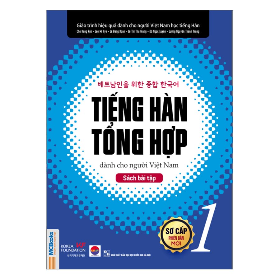 Tiếng Hàn Tổng Hợp Dành Cho Người Việt Nam Sách Bài Tập Sơ Cấp 1