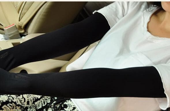 Găng Tay Bao Tay Ống Chống Nắng Cao Cấp Unisex Đen
