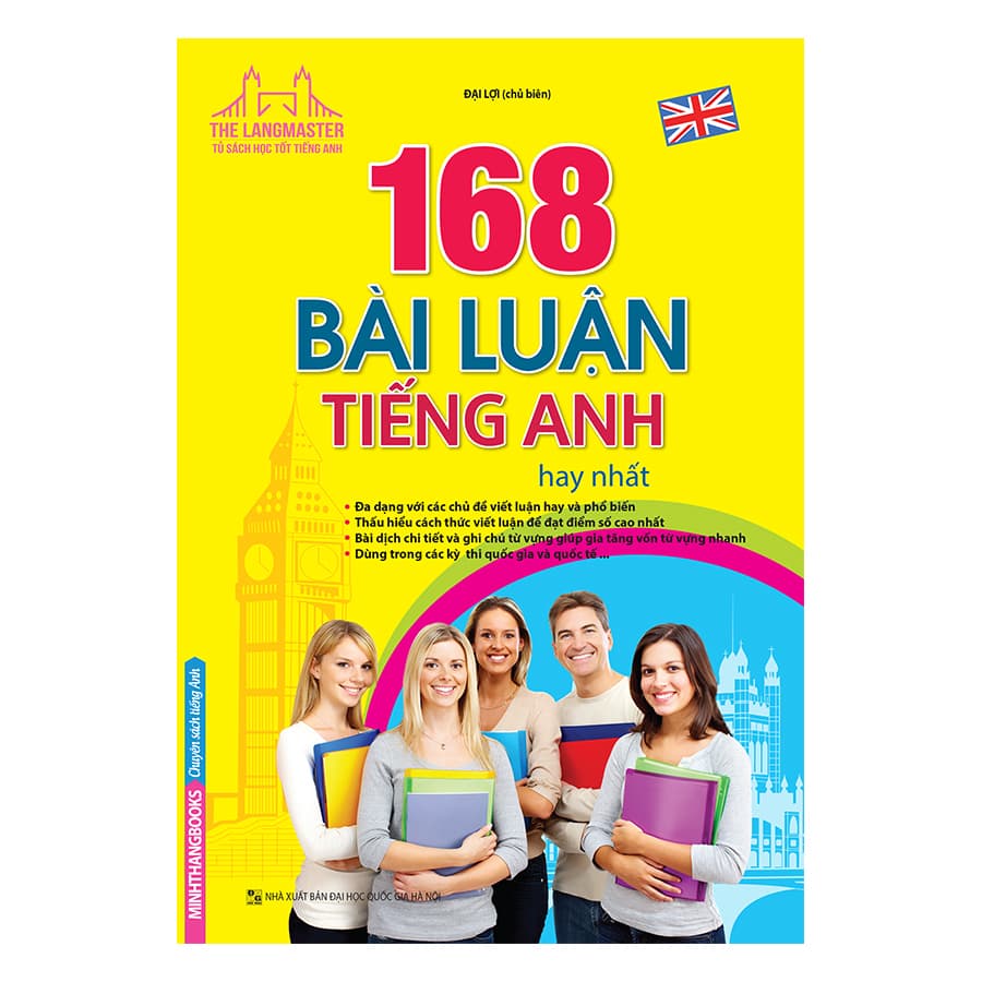 Sách The Langmaster 168 Bài Luận Tiếng Anh Hay Nhất