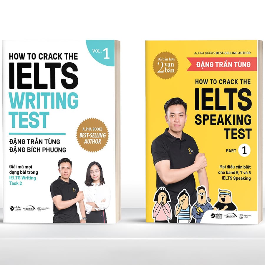 Combo 2 Cuốn How To Crack The IELTS Speaking Writing Test