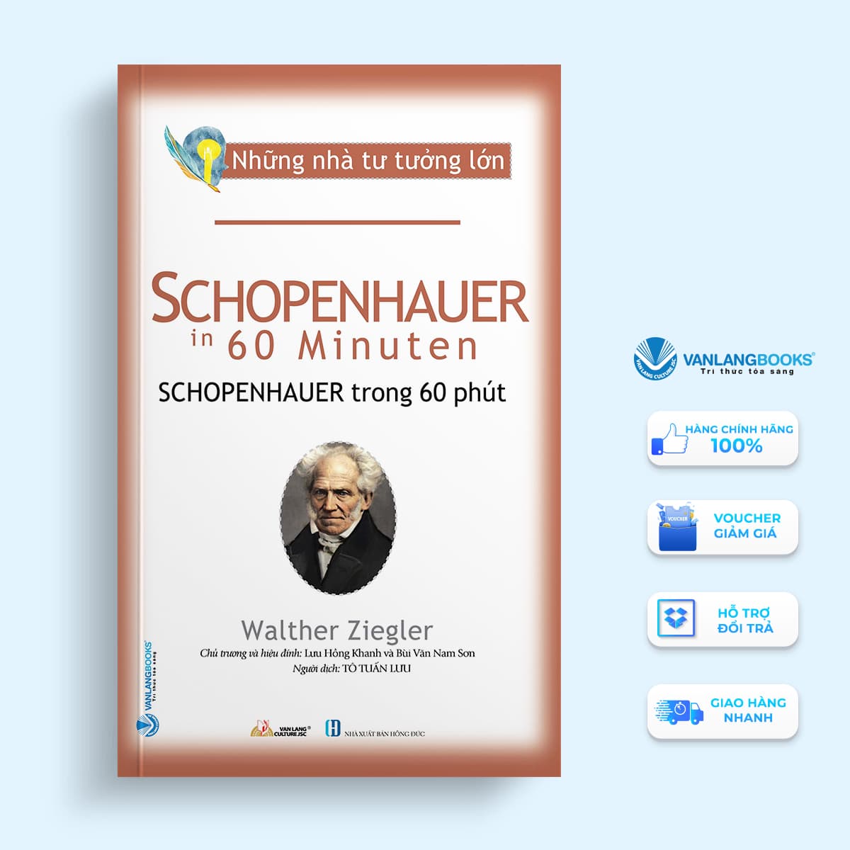 Những Nhà Tư Tưởng Lớn Schopenhauer In 60 Minuten Schopenhauer Trong 60 Phút Vanlangbooks