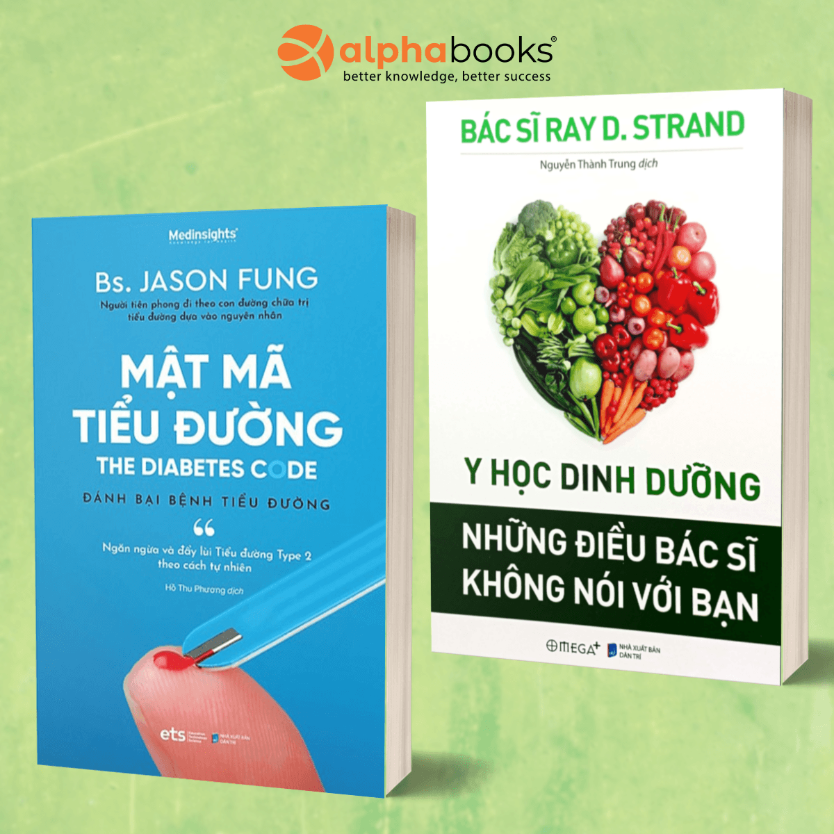 Combo Sách Để Sống Khỏe Mật Mã Tiểu Đường Đánh Bại Bệnh Tiểu Đường Y Học Dinh Dưỡng Những Điều Bác Sĩ Không Nói Với Bạn