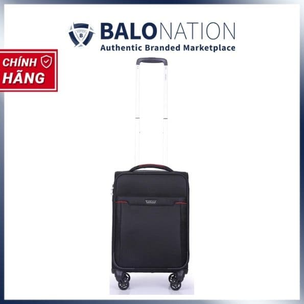 Vali Kéo Vải Du Lịch SAKOS STARLINE 4.5 Size XS 18inch Xách Tay Cabin Khóa TSA Chống Thấm Trượt Nước Đen