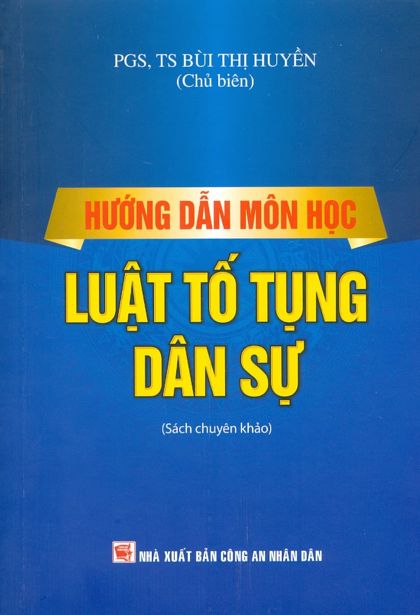 Hướng Dẫn Môn Học Luật Tố Tụng Dân Sự Sách chuyên khảo