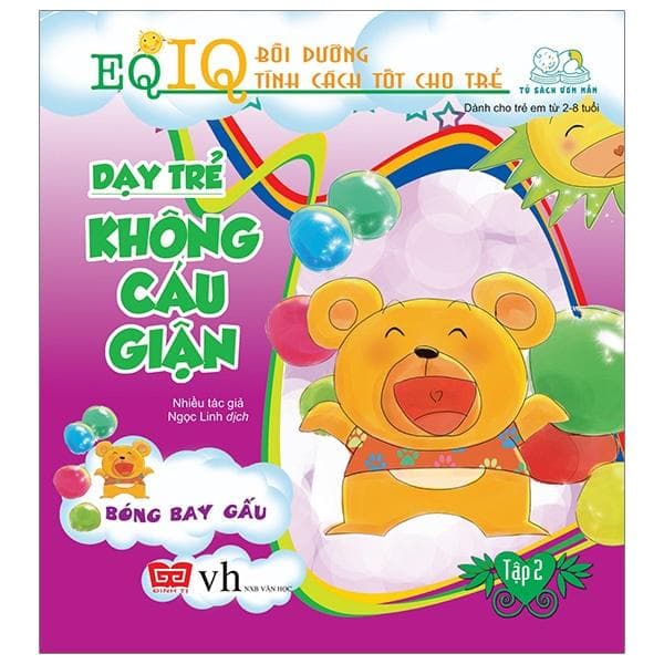 Sách Dạy Trẻ Không Cáu Giận 2 Bóng Bay Gấu Tái Bản 2018