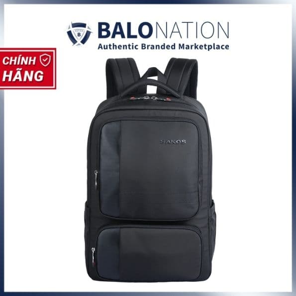 Balo Laptop 15.6 Inch SAKOS HERO Đen phối đen