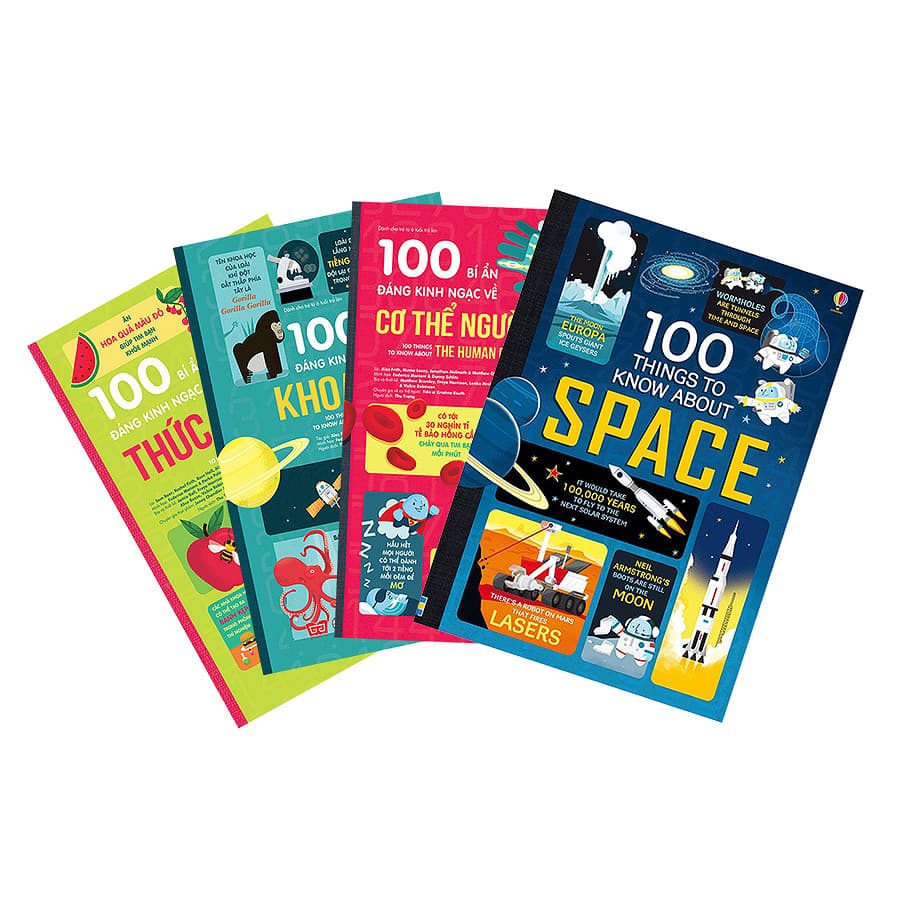 Combo 4 Cuốn 100 Bí Ẩn Đáng Kinh Ngạc USBORNE