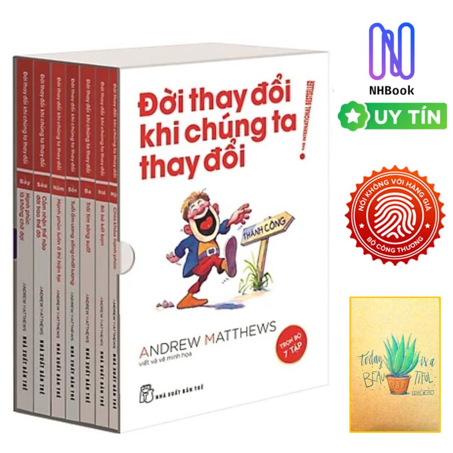 Combo Đời Thay Đổi Khi Chúng Ta Thay Đổi Trọn Bộ 7 Cuốn Tặng Kèm Sổ Tay