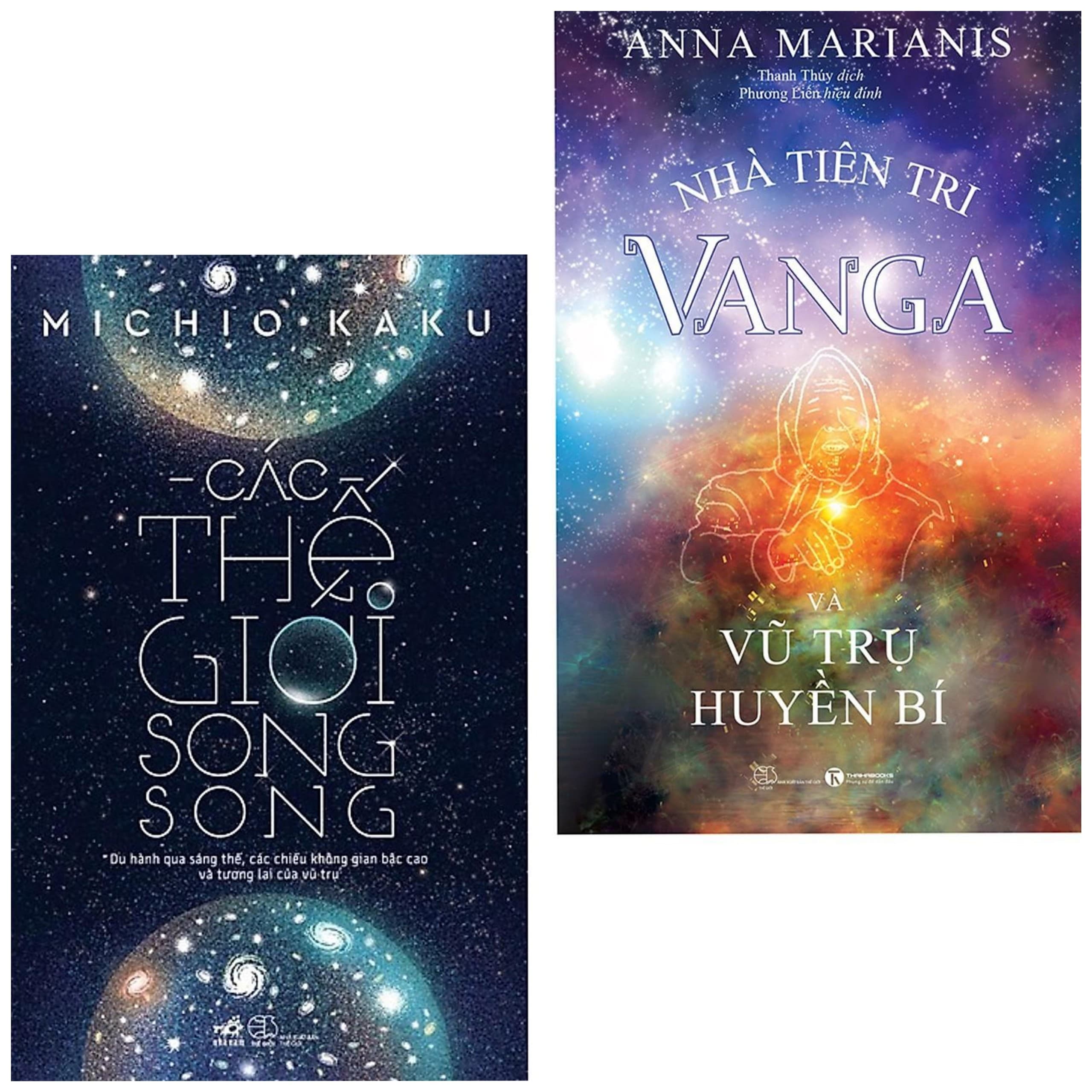 Combo Sách Tri Thức Cho Nhân Loại Các Thế Giới Song Song Nhà Tiên Tri Vanga Vũ Trụ Huyền Bí BooksetMKKhám Phá Những Bí Ấn Của Thế giới