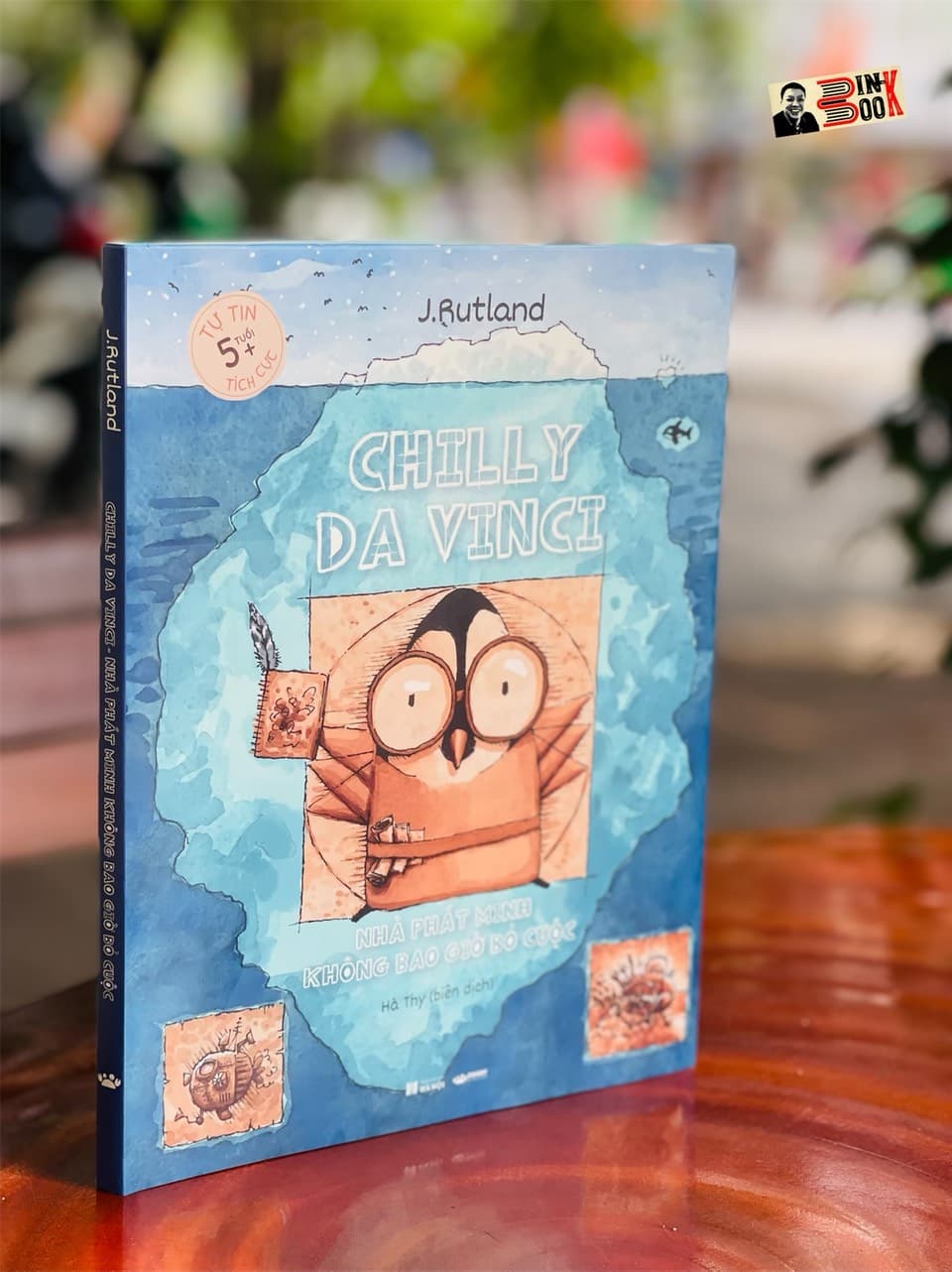CHILLY DA VINCI NHÀ PHÁT MINH KHÔNG BAO GIỜ BỎ CUỘC Jarrett Rutland Crabit Books Bìa cứng có áo in màu toàn bộ