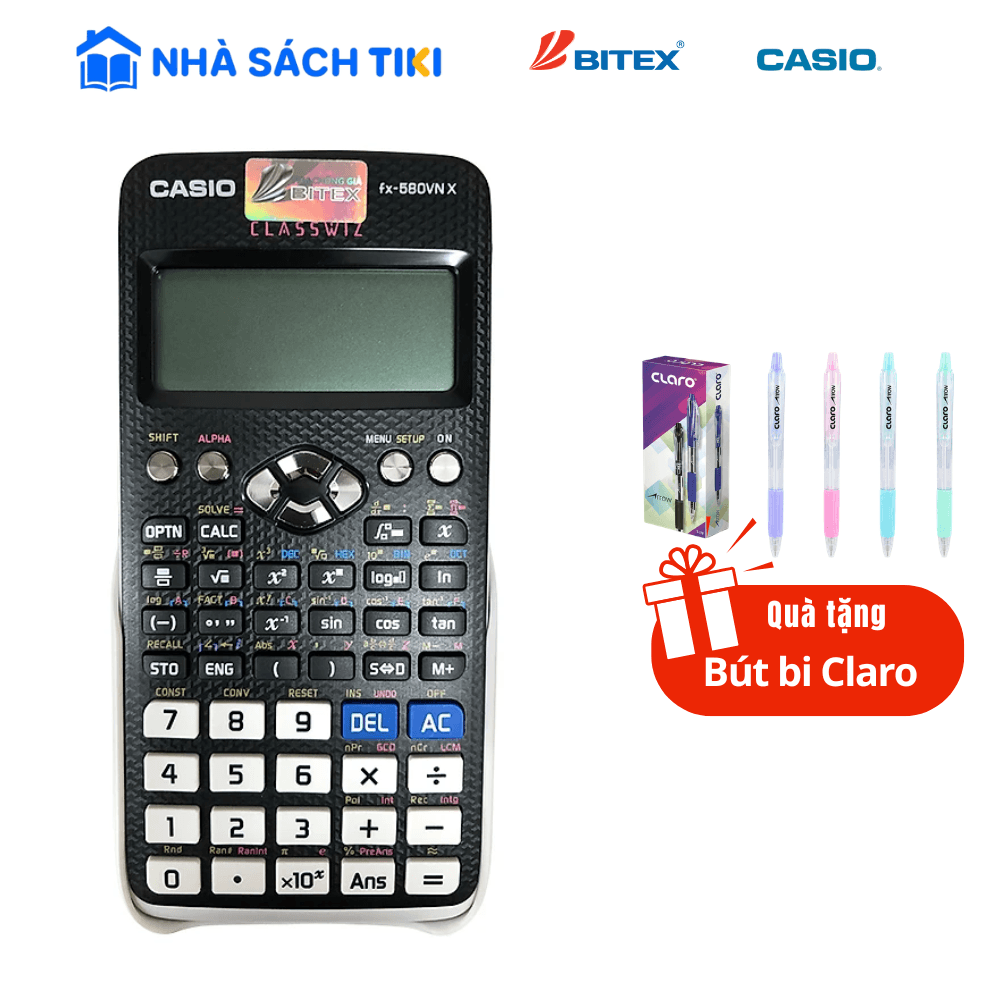 Máy Tính CASIO FX580VN X Màu đen