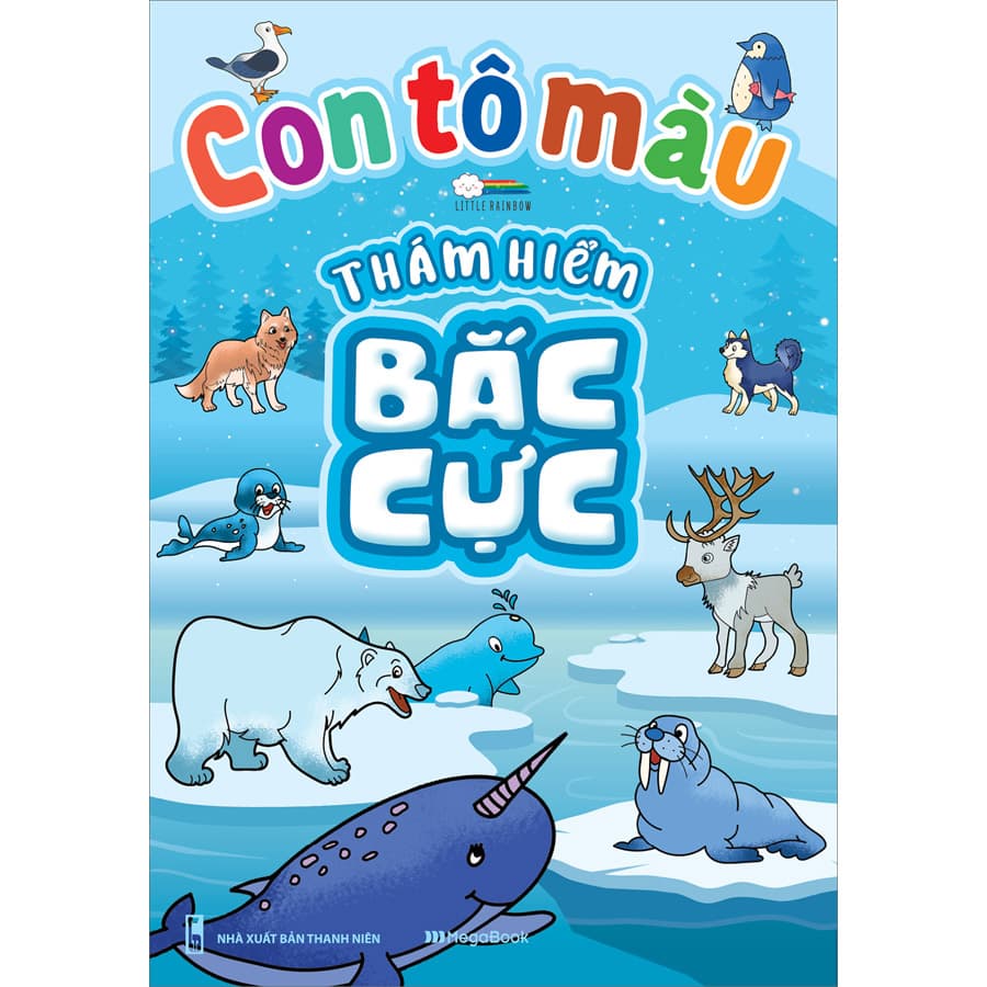 Sách Con Tô Màu Thám Hiểm Bắc Cực