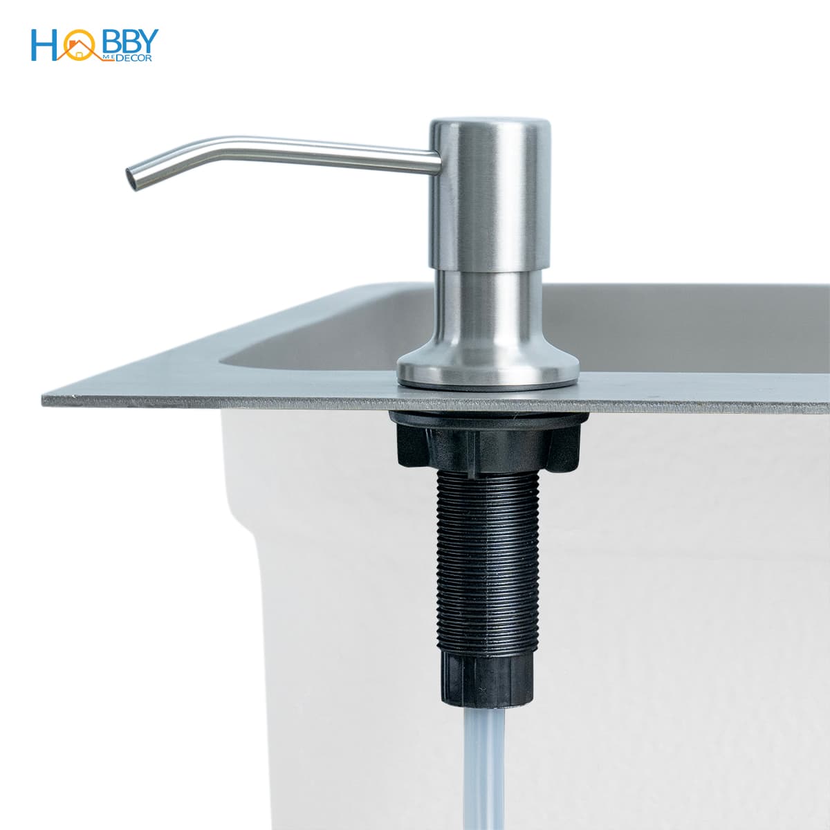 Vòi bơm dây dẫn nước rửa chén đầu bơm inox 304 Hobby home decor NRC2