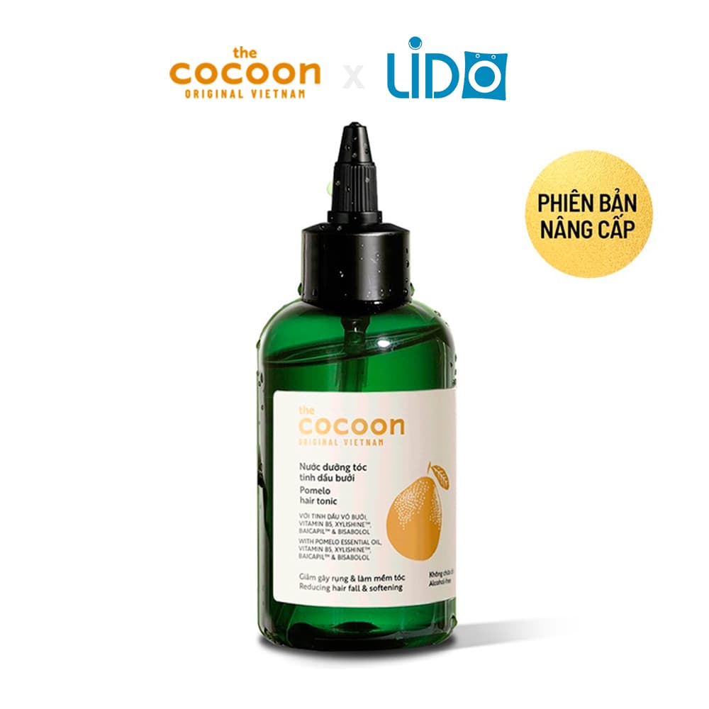 Nước dưỡng tóc tinh dầu bưởi pomelo hair tonic Cocoon 140ml thuần chay