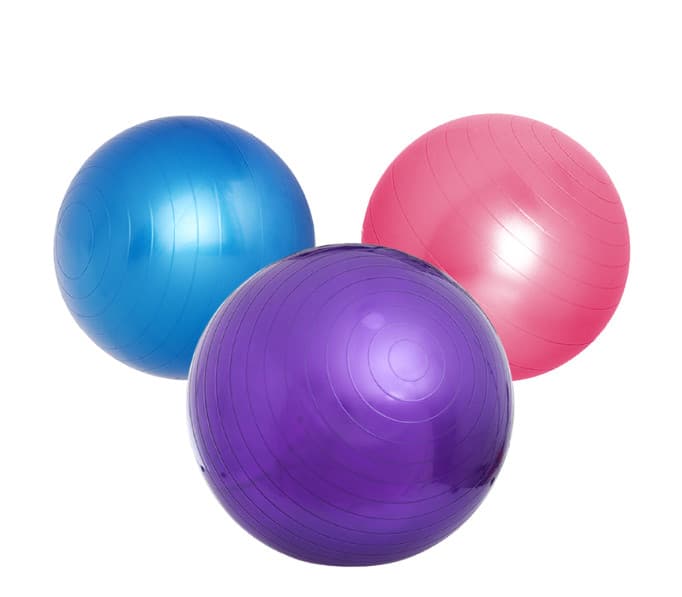 KHÔNG KÈM BƠM BG Bóng Tập Yoga 45cm 55cm 65cm 75cm 85cm Bóng Yoga Tròn Cỡ Đại Cao Cấp Hàng nhập khẩu Xanh 55 cm