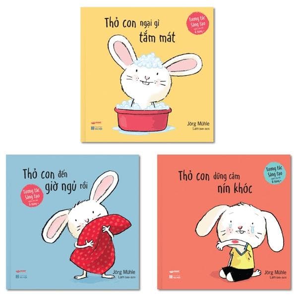 Bộ Sách Tương Tác Thỏ Con Tương Tác Sáng Tạo