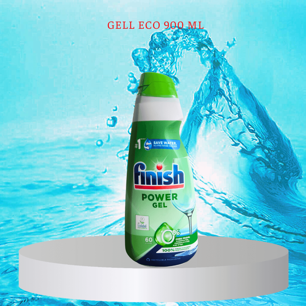 Gel rửa bát Finish hữu cơ 900ml