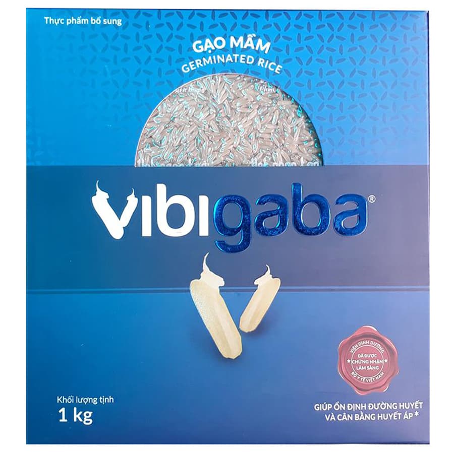 Gạo Mầm Vibigaba Cho Người Tiểu Đường Giảm Cân Hộp 1kg