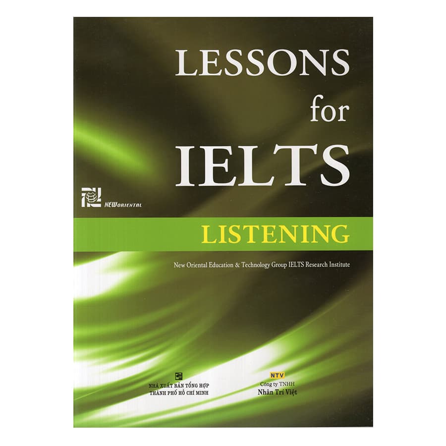 Sách Lessons For IELTS Listening Tái Bản 2018