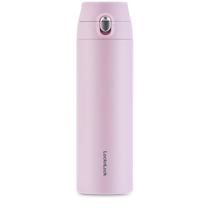 Bình Giữ Nhiệt LocknLock Featherlight One touch Tumbler 500ml LHC3257LVOL Màu tím