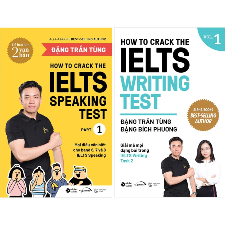 Combo 2 Cuốn How To Crack The IELTS Speaking Writing Test