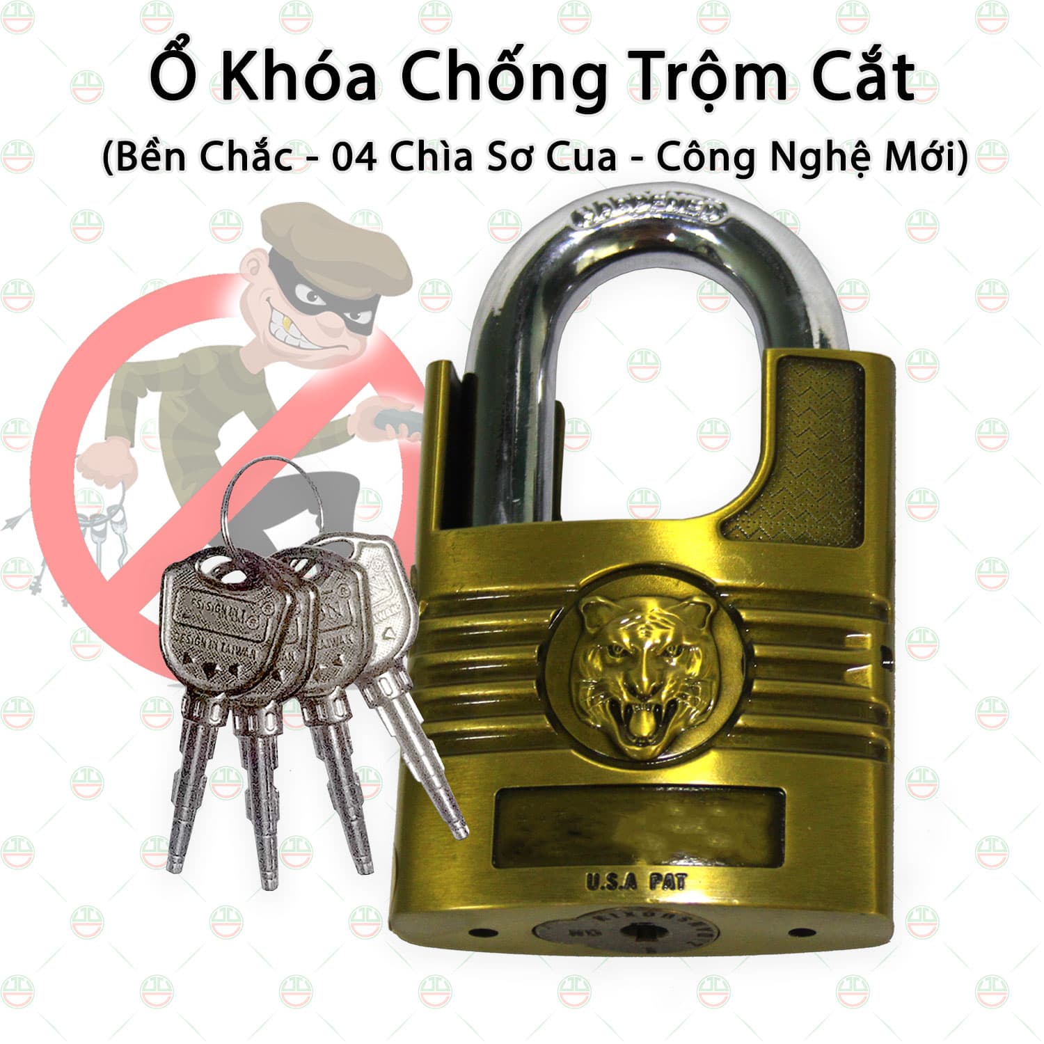Ổ Khóa Thép Không Gỉ Chống Cắt Chống Trộm KhoNCC Zetop 6084 Cho Gia Đình Phòng Trọ An Toàn Hơn