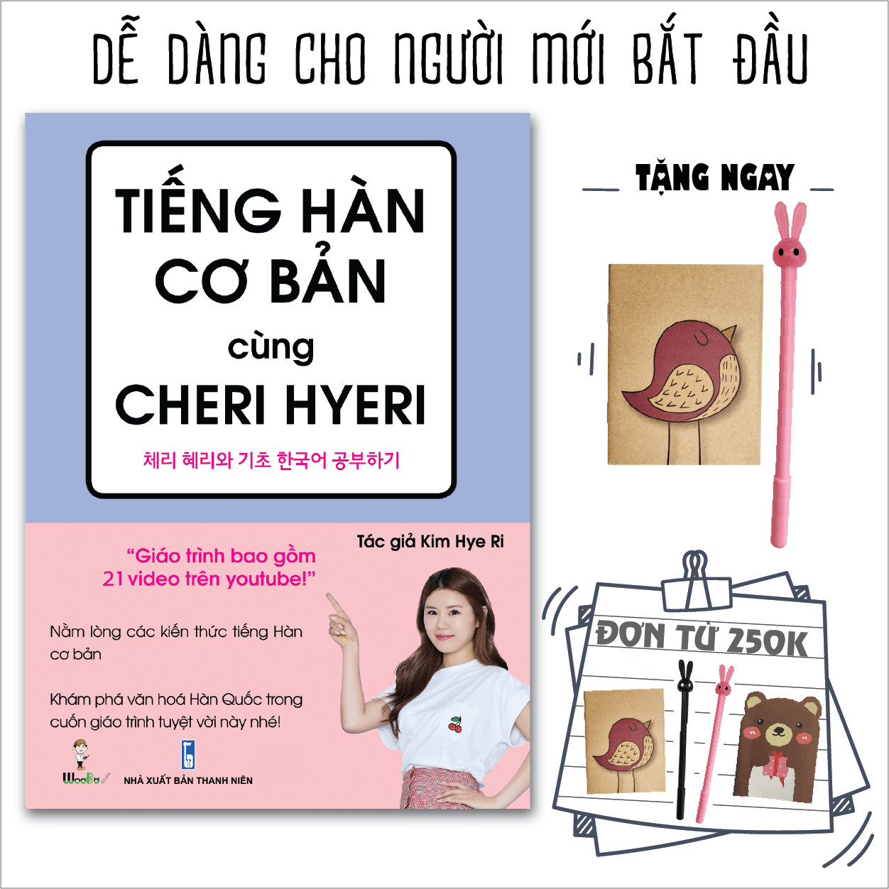 Tiếng Hàn cơ bản cùng Cheri Hyeri Tái bản