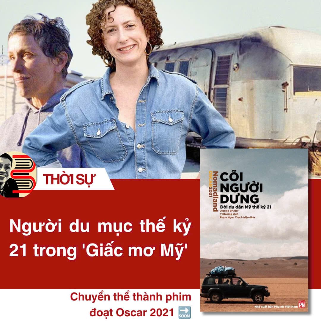 Tiểu thuyết được dịch ra 25 ngôn ngữ chuyển thể thành phim đặt giải Oscar 2021 CÕI NGƯỜI DƯNG Jessica Bruder Y Khương dịch NXB Phụ Nữ bìa mềm