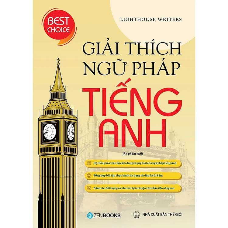 Sách Giải Thích Ngữ Pháp Tiếng Anh Tái Bản 2020