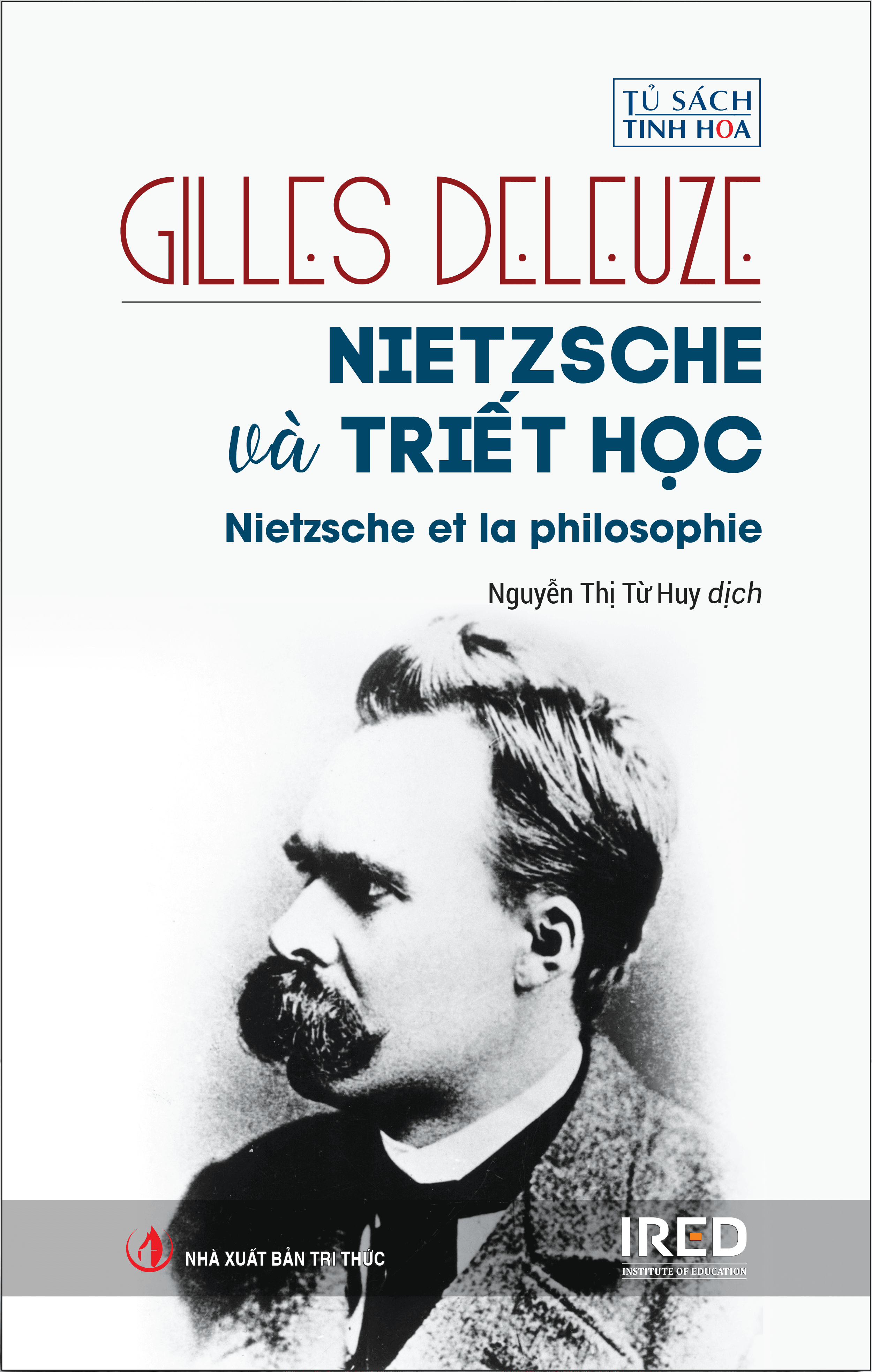 Bìa cứng NIETZSCHE VÀ TRIẾT HỌC Gilles Deleuze Viện IRED sách mới phát hành 2022