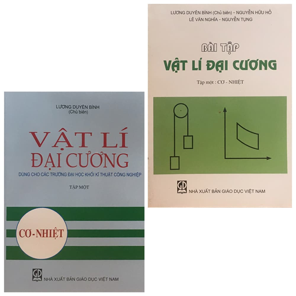 Combo Sách Vật Lí Đại Cương Tập 1 Cơ Nhiệt Bài Tập Vật Lí Đại Cương Tập 1 Cơ Nhiệt Dùng Cho Các Trường Đại Học Khối Kỹ Thuật Công Nghiệp