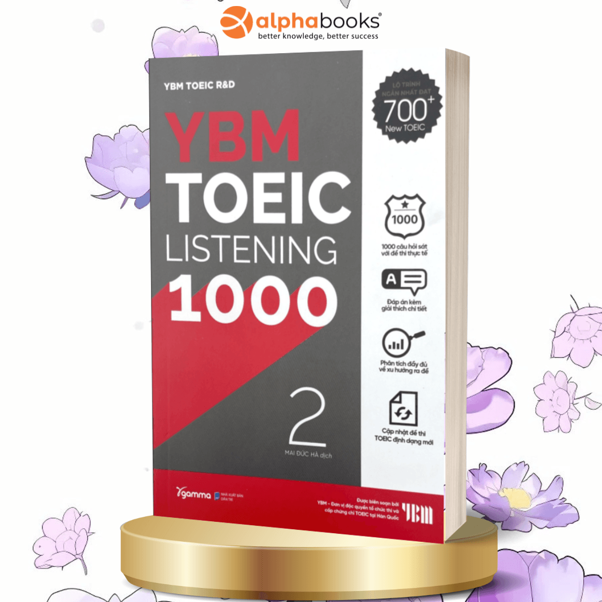 YBM TOEIC Listening 1000 Tập 2 Mục Tiêu Đạt 700 Điểm TOEIC
