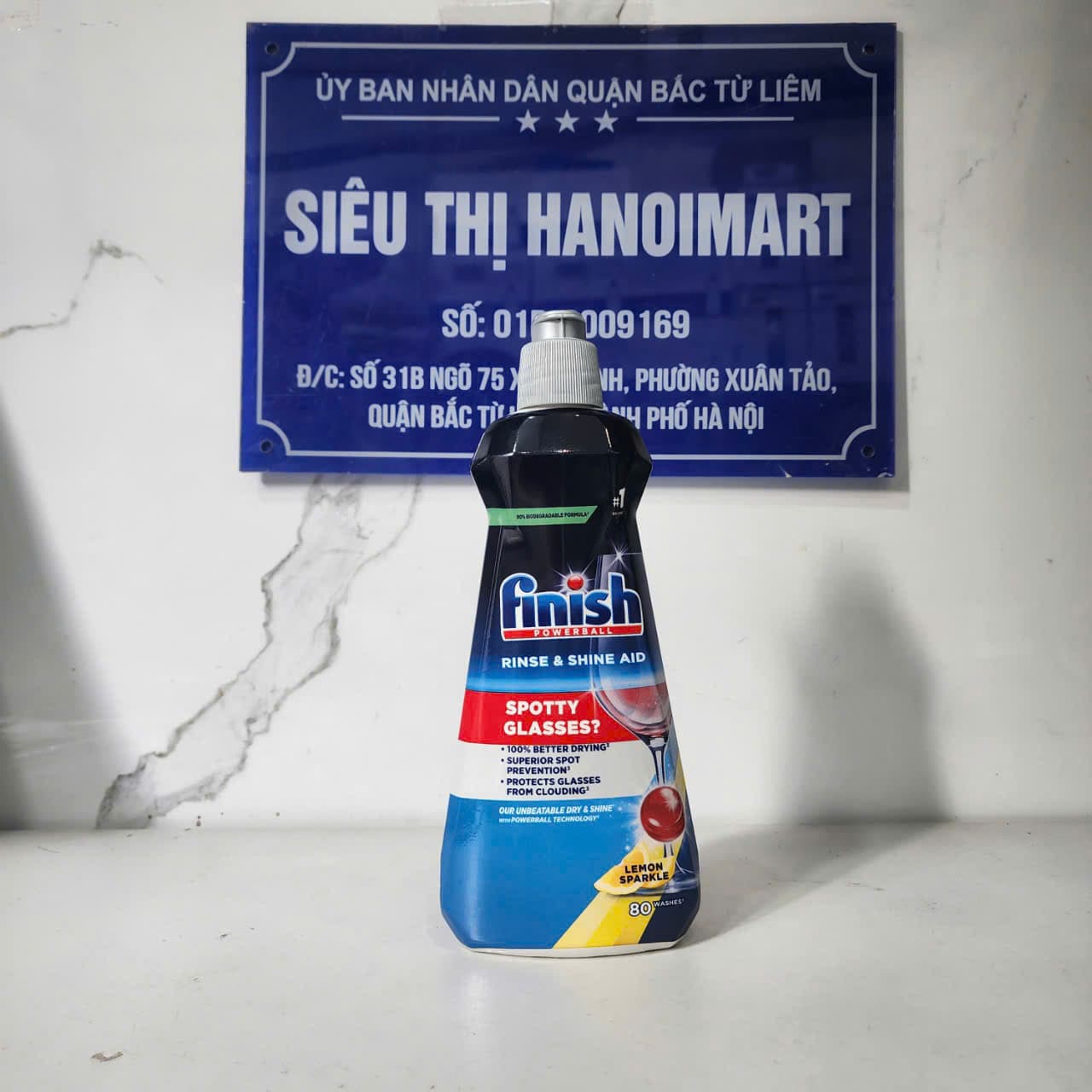 Nước Làm Bóng Chén Bát Finish Rinse & Shine Aid
