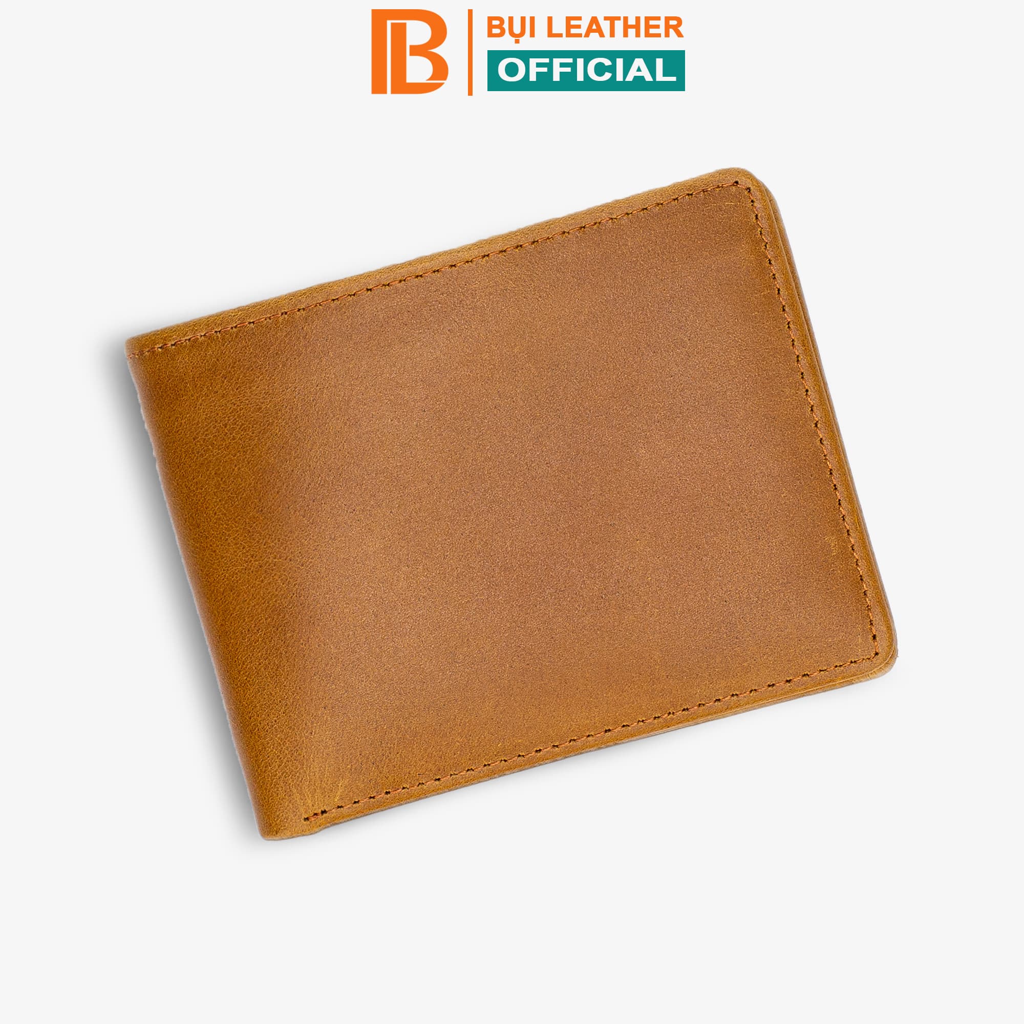 Ví nam bóp nam da bò Pullup cao cấp Bụi Leather V107