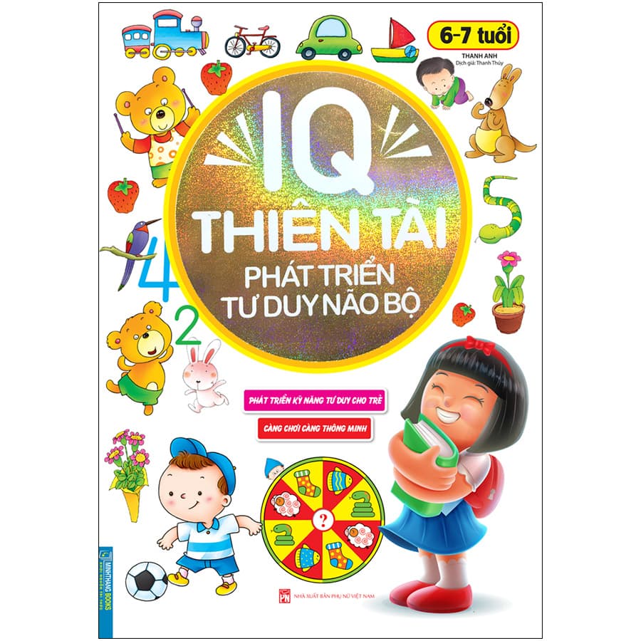 Sách IQ Thiên Tài Phát Triển Tư Duy Não Bộ 6 7 Tuổi