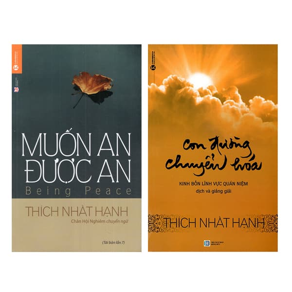 Combo Sách Của Thiền Sư Thích Nhất Hạnh Muốn An Được An và Con Đường Chuyển Hóa