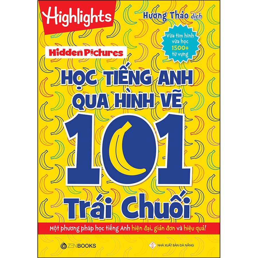 Sách Hidden Pictures Học Tiếng Anh Qua Hình Vẽ 101 Trái Chuối
