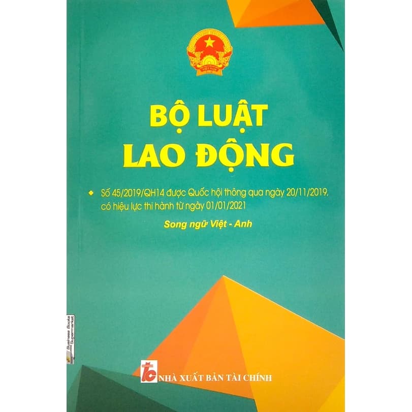 Bộ luật lao động có hiệu lực thi hành từ 01012021 Song ngữ Việt Anh