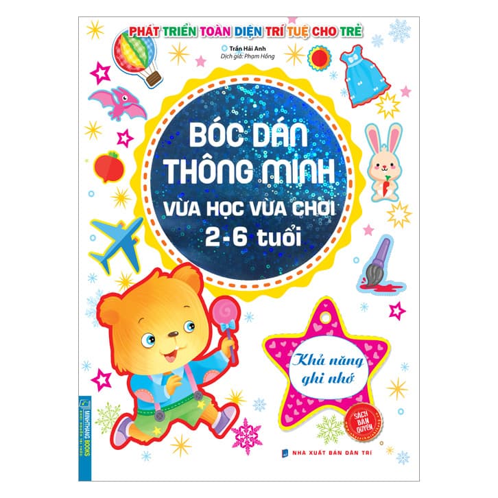Sách Bóc Dán Thông Minh Vừa Học Vừa Chơi 2 6 Tuổi Khả Năng Ghi Nhớ